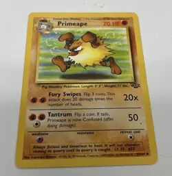 Pokemon TCG Primeape Jungle Card 43/64 1st Edition Uncommon - Image 3