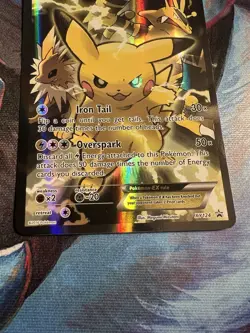 Pokemon Pikachu TCG EX XY124 Generations 2016 Black Star Promo Holo Card - Image 3