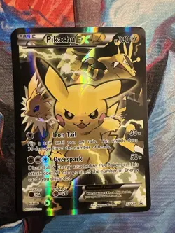 Pokemon Pikachu TCG EX XY124 Generations 2016 Black Star Promo Holo Card - Image 4