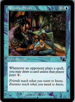 Rhystic Study Prophecy Common NM Magic: The Gathering 45 Normal - Image 1