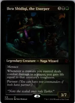 Ikra Shidiqi, the Usurper (Foil Etched) Commander Legends NM Foil - Image 1