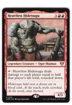 Commander Masters #231 Heartless Hidetsugu - Image 1