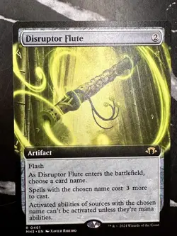 MTG Disruptor Flute Extended Art Modern Horizons 3 (MH3) Rare #0461 NM/M - Image 1