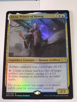 MTG - Urza, Prince of Kroog FOIL- Brother's War - Image 1