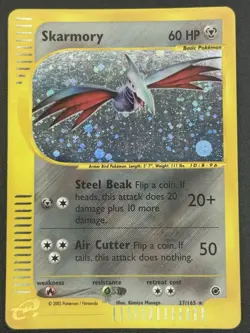 Pokemon Skarmory #27 Expedition (EX) Vintage Rare Holo E-Reader WOTC 27/165 - Image 1