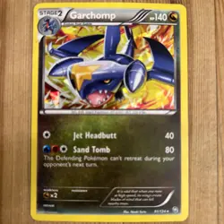 Garchomp - 91/124 - Cracked Ice Holo Promo BW Dragons Exalted Pokemon LP - Image 1