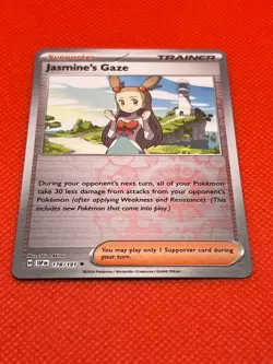Jasmine’s Gaze(ERROR) 178/191 Reverse Holo Pokemon Tcg Surging Sparks - Image 2