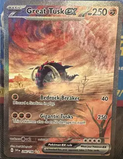 Pokemon Great Tusk EX 246/198 Scarlet & Violet SVI English NM - Image 1