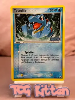 Totodile - 78/115 - Reverse Holo - LP - Unseen Forces STAMP Pokemon - TCGKITTEN - Image 1