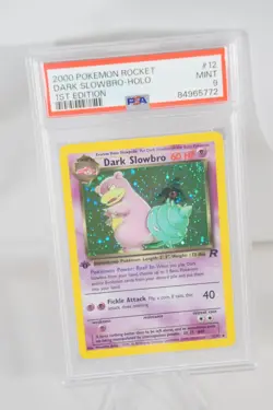 2000 Pokemon TCG 1st Edition Dark Slowbro Team Rocket - PSA 9 Mint - Image 1