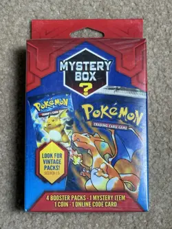 Pokemon Mystery Power Box Walgreens Exclusive Vintage Pack 1:5 728192518195 - Image 1