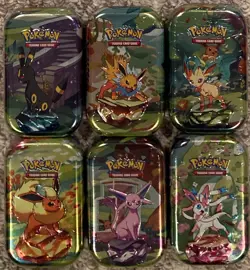 Pokemon Scarlet & Violet Prismatic Mini Tin Lot of 6 New Sealed - Image 1