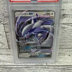2018 Pokemon Sun & Moon Lost Thunder #159 Lugia GX PSA 10 159/214 - Image 3