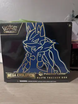 Pokemon TCG Pokemon Centre - Mega Evolutions Lucario Elite Trainer Box ETB - Image 1
