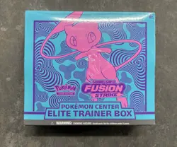 Pokemon TCG Pokemon Center Sword & Shield Fusion Strike Elite Trainer Box *read* - Image 1