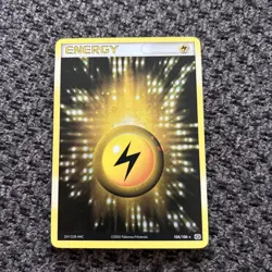 Pokemon TCG Lightning Energy 104/106 Holo Rare EX Emerald - LP - Image 1
