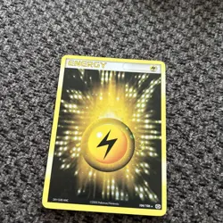 Pokemon TCG Lightning Energy 104/106 Holo Rare EX Emerald - LP - Image 2