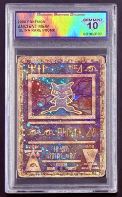 2000 Ancient Mew Pokemon Movie Promo Ultra Rare Holo DSG 10 GEM MINT 🔥 - Image 1