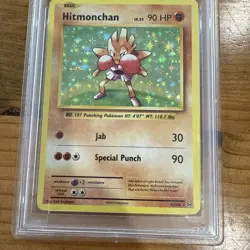 PSA 9 Hitmonchan 62/108 - Pokemon XY Evolutions Set 2016 Holo Rare - Image 2