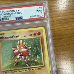 PSA 9 Hitmonchan 62/108 - Pokemon XY Evolutions Set 2016 Holo Rare - Image 4