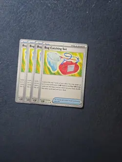 4x Bug Catching Set 102/131 x4 - Prismatic Evolutions - Pokemon TCG - Playset - Image 1