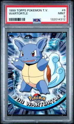 (PSA 9) Pokemon: Topps TV - Wartortle #8 - Image 1