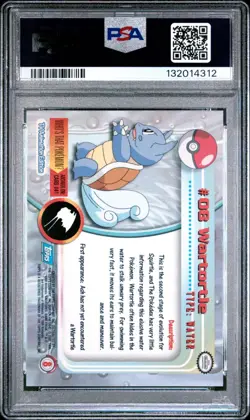 (PSA 9) Pokemon: Topps TV - Wartortle #8 - Image 2