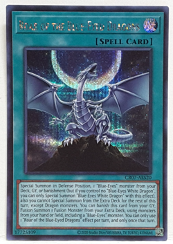 Yugioh Asian-English Roar of the Blue-Eyed Dragons CR07-AES20 Secret Rare - Image 1