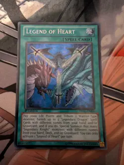 Legend of Heart DRLG-EN006 Secret Rare Yugioh - Image 1