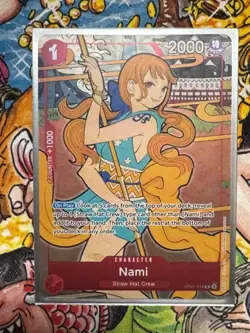 Nami OP01-016 1st Anniversary Promo One Piece English Version with Free Gift! - Image 1