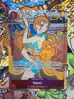Nami OP01-016 1st Anniversary Promo One Piece English Version with Free Gift! - Image 2