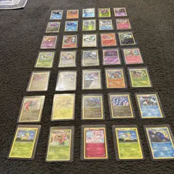 Pokemon “All Rare Stars” Mostly Foil And Holographic Cards & Full Art Lot Of 35 - Image 2