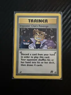 Imposter Oak's Revenge 76/82 Trainer Team Rocket Set Pokemon Card - Image 1