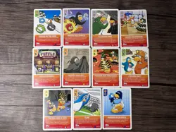 Topps Club Penguin Card Jitsu Lot: Collector's Tin + 5 Holos and 38 Base Cards - Image 5