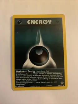 Darkness Energy 104/111 First Edition Neo Genesis Rare Pokemon Card NM/LP - Image 1