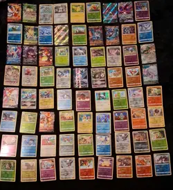 Lot Mix Of 72 Holographic Pokemon Cards - Image 1