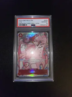 One Piece Uta Premium Card Collection Op01-005 Psa 10 - Image 2