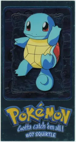 Squirtle #07 Holo Pokemon Topps Jumbo/Oversized Card 2 of 5 MP TCG - Image 1