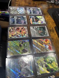 Pokemon TCG Card Lot Full Arts & EXs + 4 Mystery Graded Slabs, Stickers, & Case - Image 3