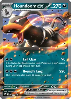 Houndoom ex SVP103 SVP 103 Promo Pokemon Card NM - Image 1