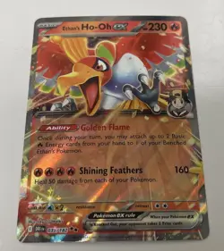 Pokemon TCG Ethan's Ho-Oh EX 39/182 Destined Rivals Card - Image 3