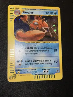 Kingler 015/165 Expedition Base Set Holo Pokemon Card VLP Condition ! WOTC - Image 5