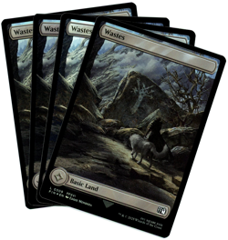 x4 Wastes 0309 (Foil) Full Art - Final Fantasy MTG - NM/M - Image 1