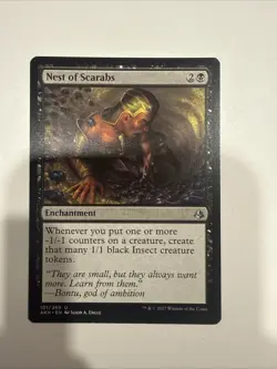 Mtg Nest of Scarabs NM Amonkhet Magic the Gathering - Image 1