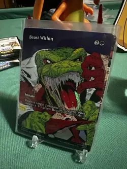 MTG Marvel Lot - Full Art Foil Beast Within + 6 Foils | Spider-Man - Image 1