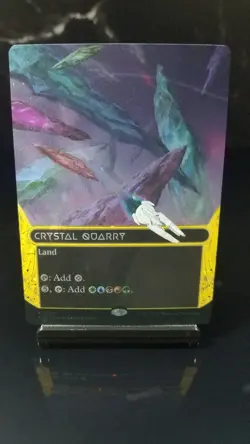 Crystal Quarry Borderless Galaxy Foil x1 #100 - Edge of Eternities (EOE) - Image 1