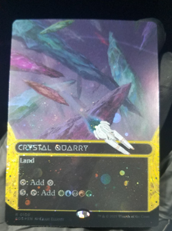 Crystal Quarry Borderless Galaxy Foil x1 #100 - Edge of Eternities (EOE) - Image 3