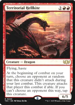 Territorial Hellkite #240 Rare - NM - MTG - Image 1