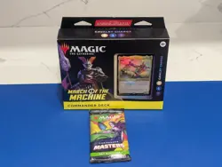 MTG March of The Machine Commander Deck Calvary Charge Plus CM set booster pack - Image 1