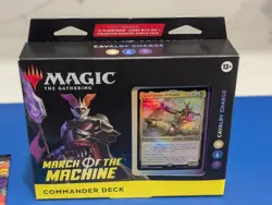 MTG March of The Machine Commander Deck Calvary Charge Plus CM set booster pack - Image 3